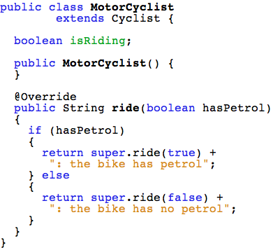 super class example